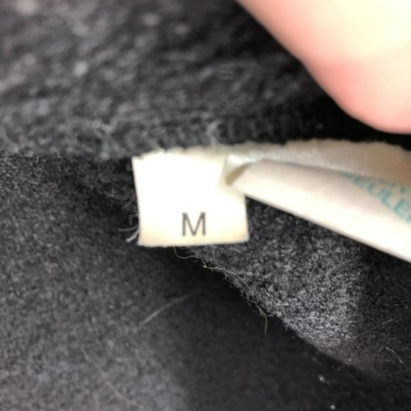 HATCH Maternity Black Wool blend Exaggerated Collar Toggle Cape Coat Med - Picture 12 of 15